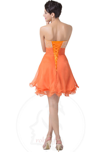 Robe de cocktail Sans courroies A-ligne Sans Manches Dramatique - Page 2