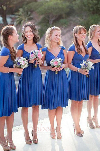 Robe de demoiselle d'honneur Simple Mariage Fermeture à glissière - Page 1