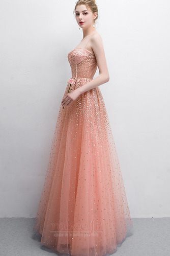 Robe de bal Tulle Epurée A-ligne Manquant Naturel taille Longueur Cheville - Page 3