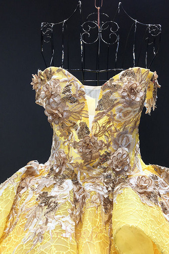 Robe de bal Longue Rosée épaule Cérémonial Manche Courte Mariage - Page 14