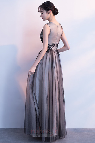 Robe de bal A-ligne Dentelle Montrer Couvert de Dentelle Naturel taille - Page 2