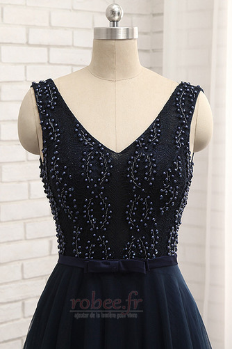 Robe de bal Tulle Formelle A-ligne Corsage Avec Bijoux Chaussez - Page 4