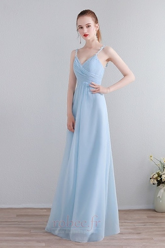 Robe de demoiselle d'honneur Mousseline Naturel taille Simple - Page 1