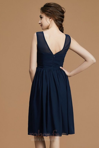 Robe de demoiselle d'honneur Longueur de genou Sans Manches Manquant - Page 2