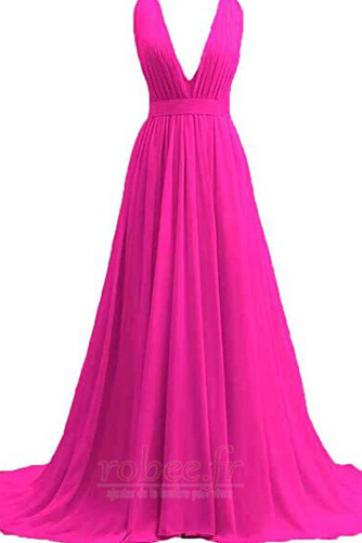 Robe de soirée Elégant Sans Manches Col en V Foncé Automne a ligne - Page 8