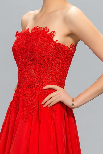 Robe de bal Classique Couvert de Dentelle Dos nu Sans Manches - Page 4
