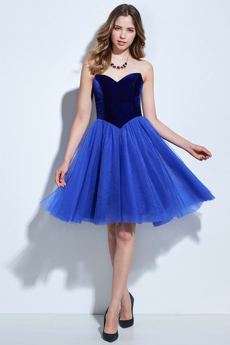 Robe de cocktail A-ligne Chic Fermeture à glissière Manquant - Page 1