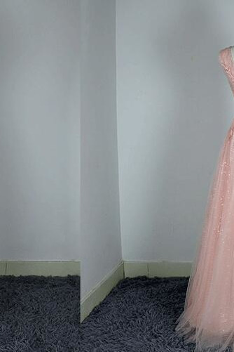 Robe de demoiselle d'honneur Chic A-ligne Glissière Rose Printemps - Page 4
