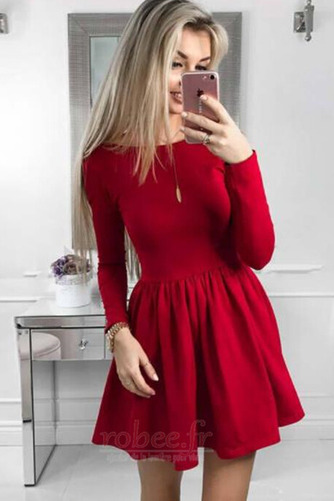 Robe de cocktail Haute Couvert A-ligne Manquant Printemps Naturel taille - Page 1