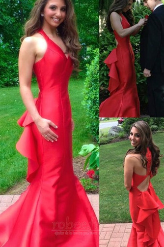 Robe de soirée Longueur de plancher Dépouillé Accrocher le cou - Page 6