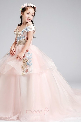 Robe de fille de fleur Décalcomanie Cérémonial Fermeture à glissière - Page 4