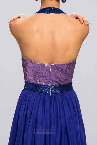 Robe de bal Longue Naturel taille Sans Manches a ligne Corsage Pailleté - Page 5