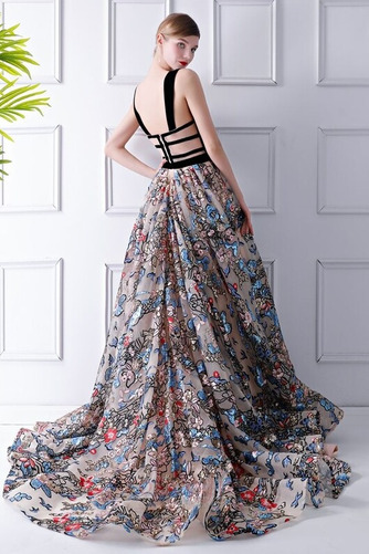 Robe de soirée Longue Classique Glissière Fête gossamer Naturel taille - Page 2