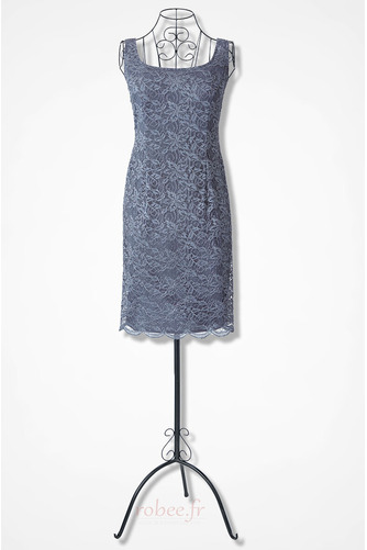 Robe mères Simple Longueur de genou Dentelle Été Manche Aérienne - Page 2
