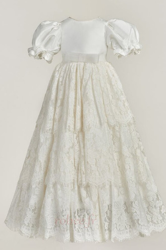 Robe de fille de fleur Orné de Nœud à Boucle Chapeau Longue Cérémonie - Page 12