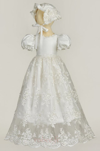 Robe de fille de fleur Chapeau Fermeture à glissière Petit collier circulaire - Page 1