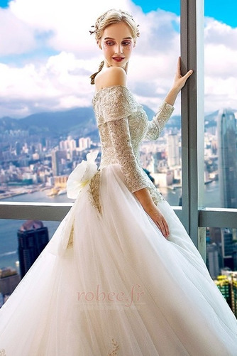 Robe de mariage A-ligne Dentelle Lacez vers le haut Printemps - Page 4