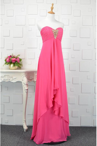 Robe de demoiselle d'honneur Ruché Taille haute Train de balayage - Page 2