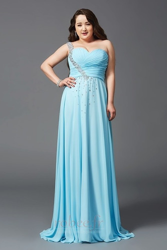 Robe de soirée Sans Manches Perler Fourreau Avec Bijoux Une épaule - Page 3