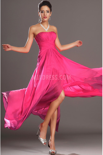 Robe de bal Sans Manches Thigh-High Slit Drapé Epurée Sans courroies - Page 5