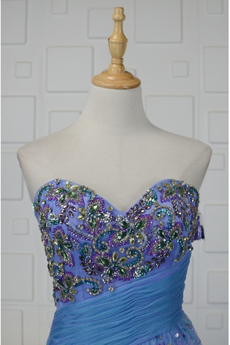 Robe de bal Triangle Inversé Glissière Ballon Fourreau Avec Bijoux - Page 3