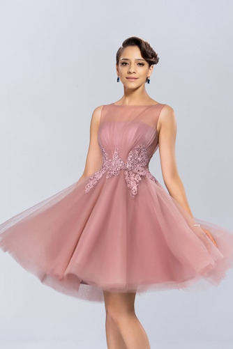 Robe de cocktail Décalcomanie Automne Ballon A-ligne Luxueux - Page 3