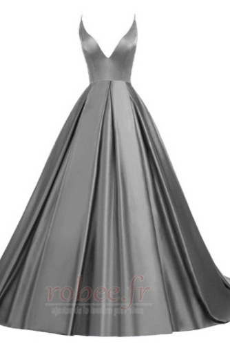 Robe de bal Poire Automne noble Col en V Traîne Courte Entrecroisé - Page 17