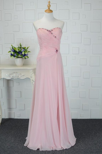 Robe de demoiselle d'honneur Mousseline Sommaire Naturel taille - Page 1