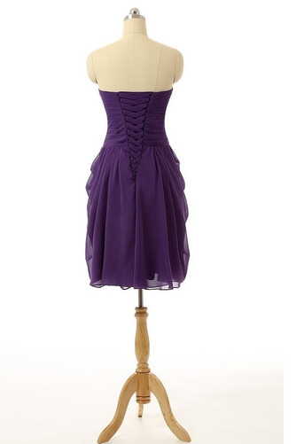 Robe de demoiselle d'honneur Mousseline Naturel taille a ligne - Page 2