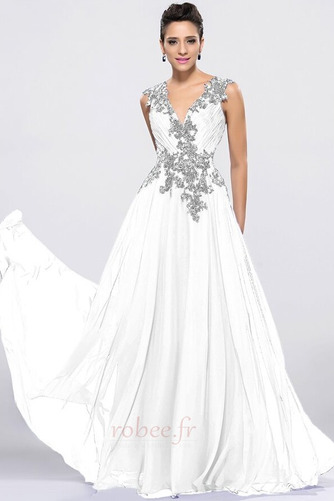 Robe de soirée Col en V Médium Naturel taille Couvert de Dentelle - Page 9