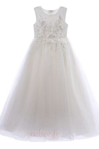 Robe de fille de fleur Longueur Cheville Orné de Rosette Manquant - Page 5