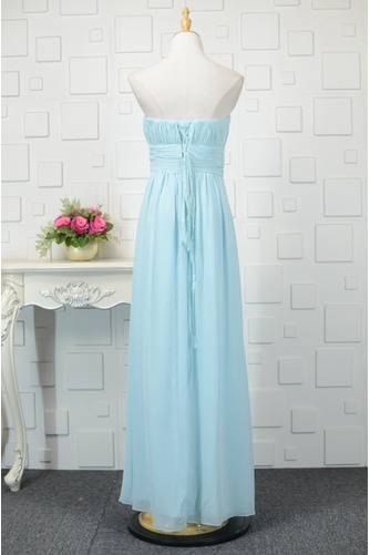 Robe de demoiselle d'honneur Fourreau pli Laçage Longueur de plancher - Page 2