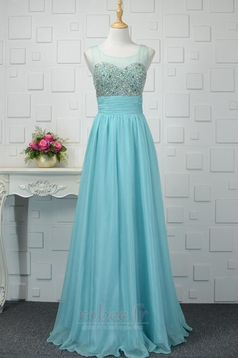 Robe de soirée Montrer A-ligne Ruché Naturel taille Scintillait - Page 1