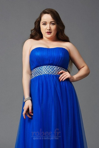 Robe de soirée Elégant Fermeture à glissière Haut Bas Perle Longueur au sol - Page 6
