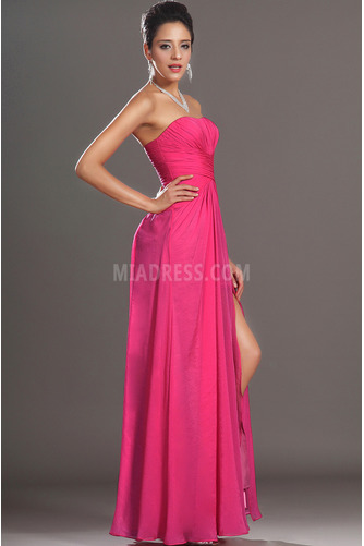 Robe de bal Sans Manches Thigh-High Slit Drapé Epurée Sans courroies - Page 6