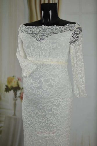 Robe de mariée Elégant Glissière Sirène taille haute Rivage Dentelle - Page 4