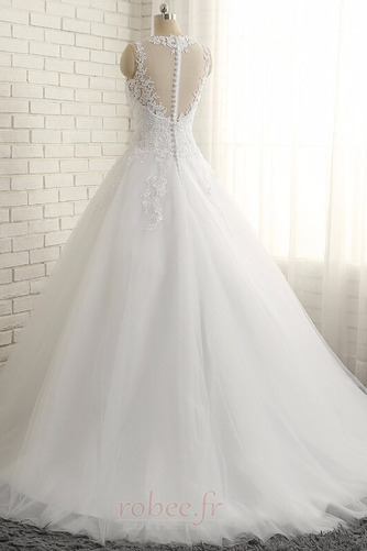 Robe de mariage Sans Manches Hiver Longue Col Bateau a ligne - Page 4