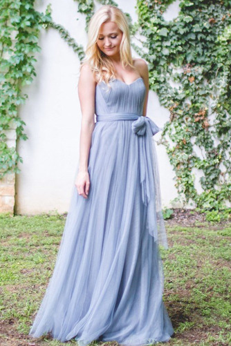 Robe de demoiselle d'honneur Fourreau pli Traîne Courte Fermeture à glissière - Page 2