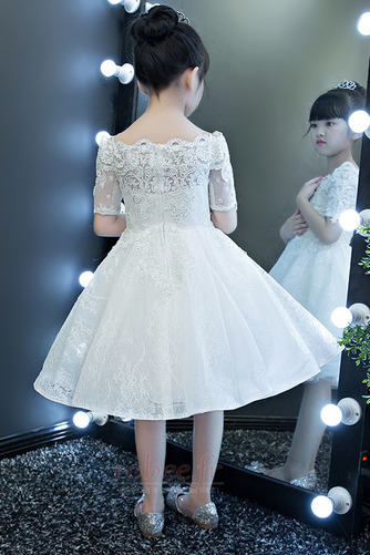 Robe de fille de fleur Printemps Montrer Longueur de genou Formelle - Page 2