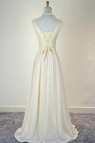 Robe de demoiselle d'honneur Naturel taille Mode Printemps A-ligne - Page 2