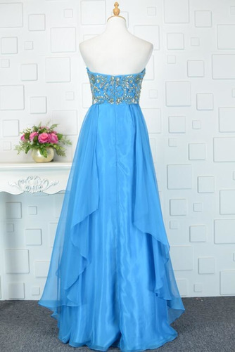 Robe de bal Dos nu Ballon Naturel taille Scintillait Perle Turquoise - Page 2