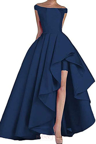 Robe de bal Sans Manches Naturel taille Asymétrique Chic Satin - Page 20