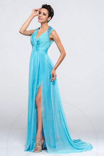 Robe de bal Sans Manches Fermeture à glissière Été A-ligne À la masse - Page 3