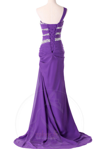 Robe de soirée Près du corps Été Une épaule Manquant Drapé Longue - Page 4