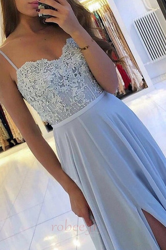 Robe de soirée Naturel taille Traîne Courte Fourchure Frontale - Page 2