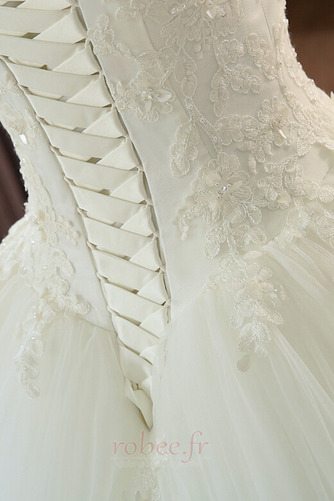 Robe de mariée aligne Fourreau Avec Bijoux Formelle Poire Mancheron - Page 5
