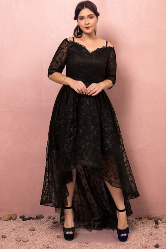 Robe de bal Dentelle Laçage Asymétrique Elégant Asymétrique Dentelle - Page 1