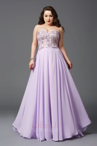 Robe de soirée Triangle Inversé Mousseline Sans Manches Été a ligne - Page 1