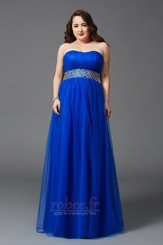 Robe de soirée Elégant Fermeture à glissière Haut Bas Perle Longueur au sol - Page 4