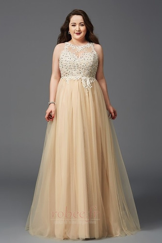 Robe de soirée Fermeture à glissière A-ligne Sans Manches Ballon - Page 3